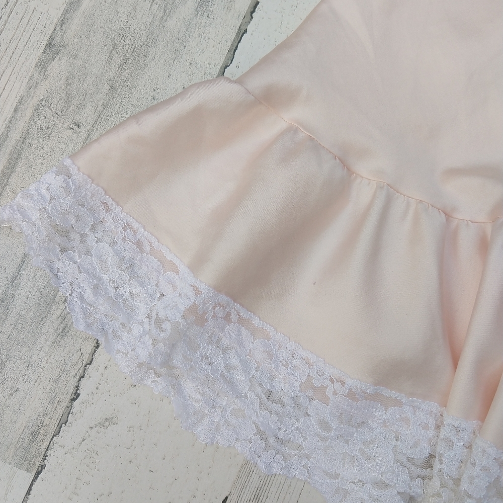 Vintage 70s 80s Union Label Lace Cottagecore Cami - Picture 5 of 8